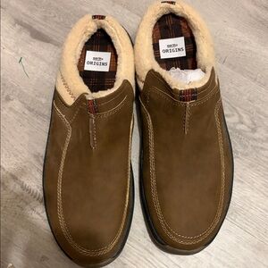 Origins Men's Brown Slip-On Loafers